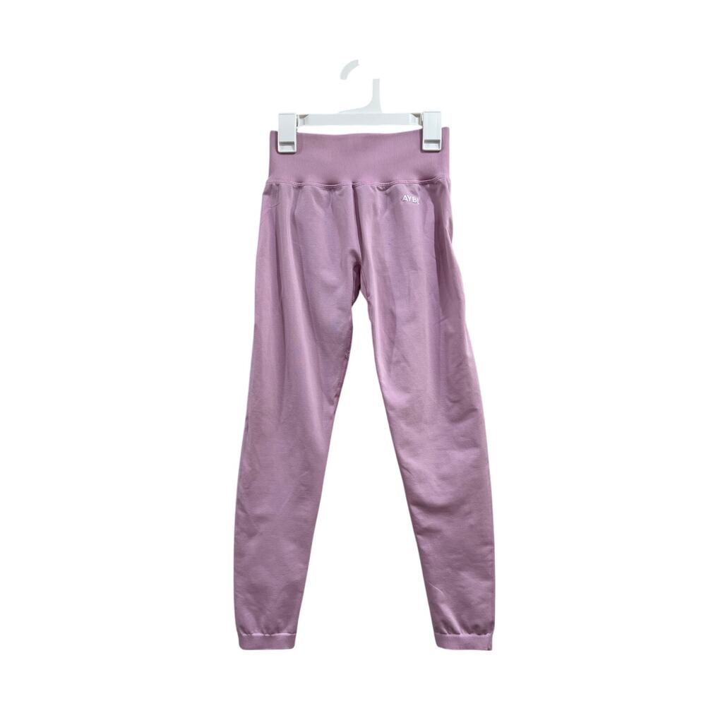 AYBL Empower Seamless Pink Leggings Scrunch Gym Activewear Sz S